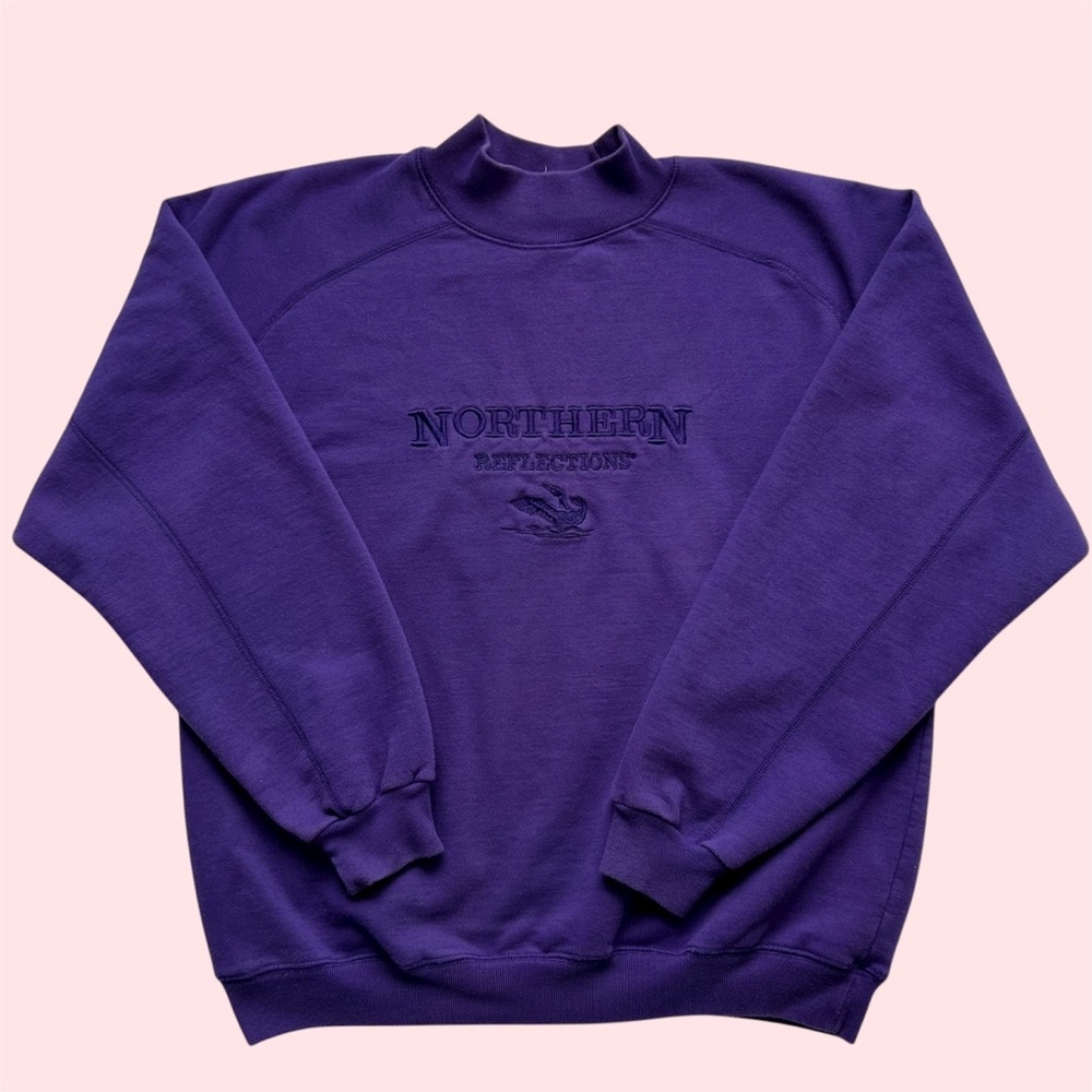 Vintage Northern Reflections Purple Crew Neck